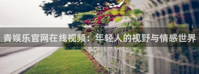 彩客网平台开户：青娱乐官网在线视频：年轻人的视野与情感世界